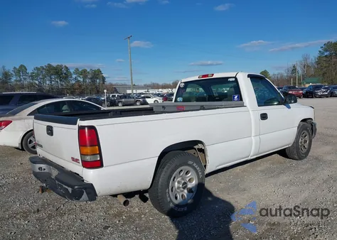 2007 GMC Sierra 1500 Classic Work Truck from USA, damaged, VIN 3GTEC14X37G200502